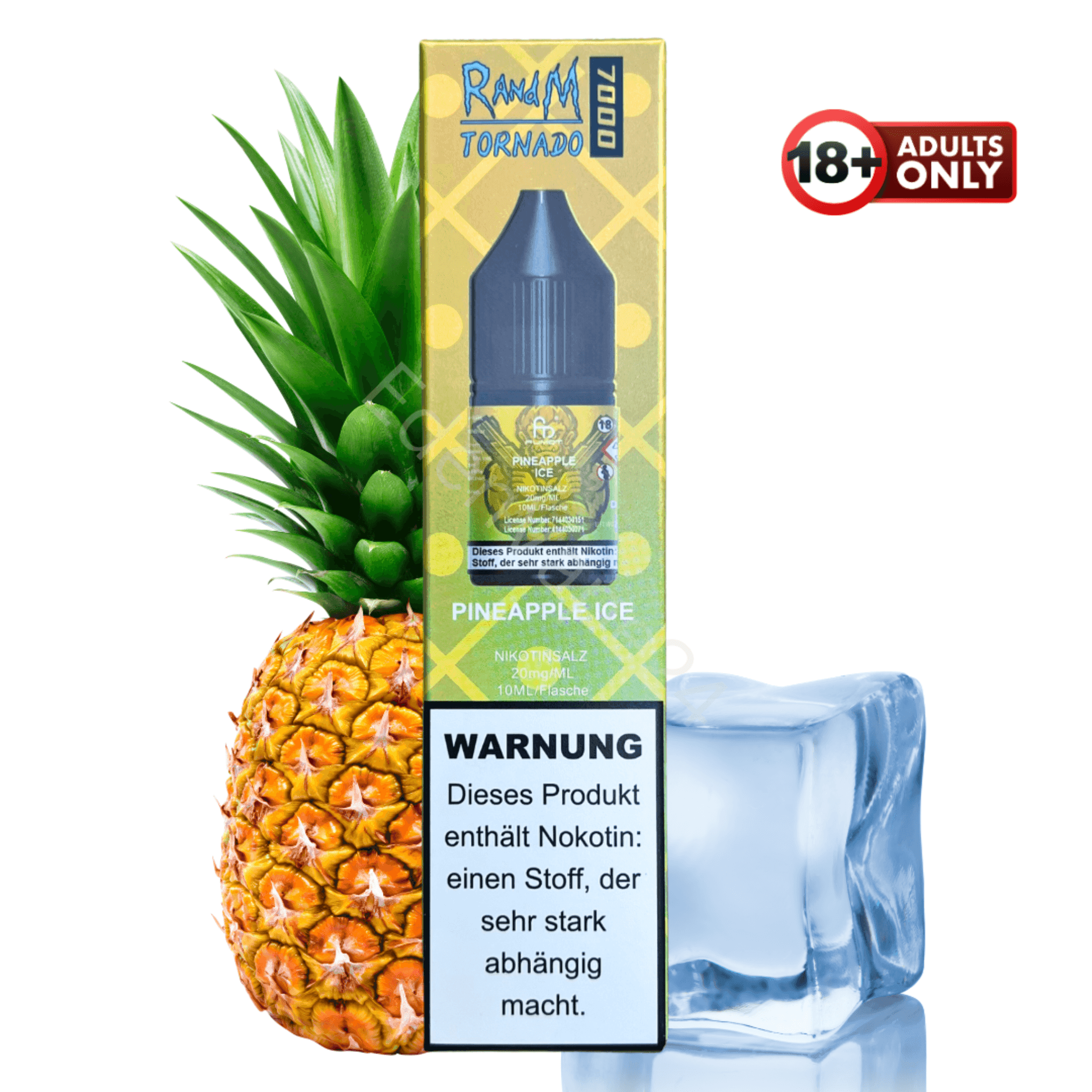 RandM Tornado 7000 Liquid - Pineapple Ice - EdenVape24